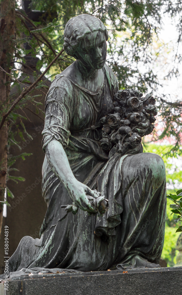 Statue of an Angel on Graveyard Statue of an Angel on Graveyard