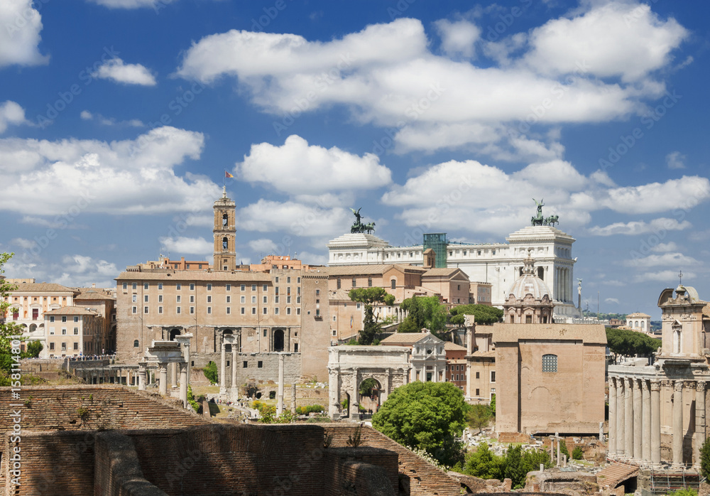 Roman Forum and Capitol Hill in Rome