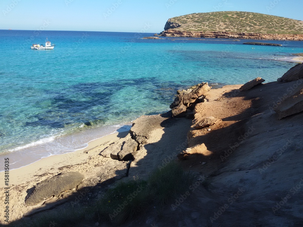 Ibiza island landscape 