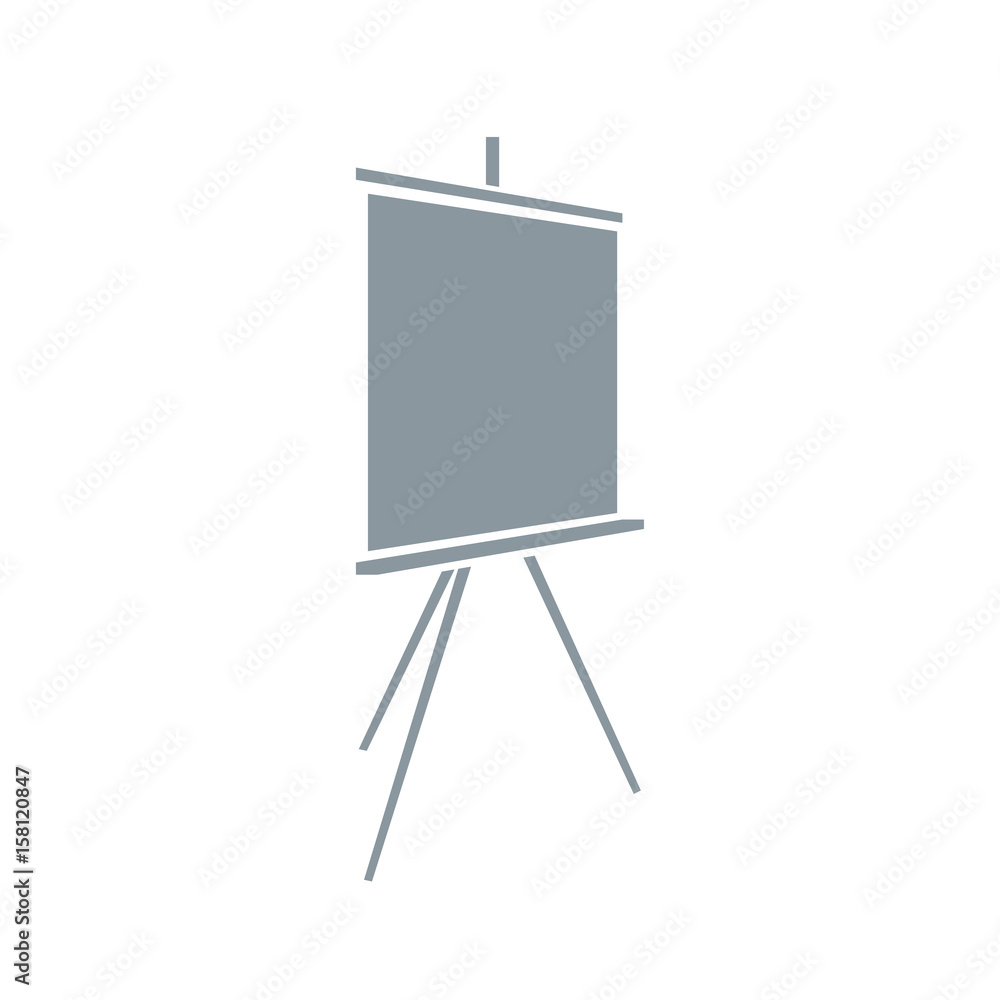 Easel, flipchart vector icon Easel, flipchart vector icon