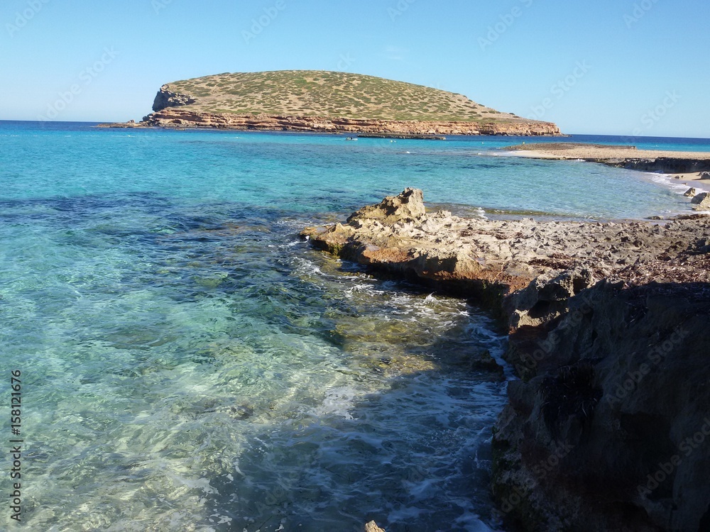 Obraz premium Ibiza island landscape 