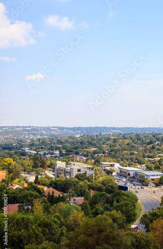 The suburbs surrounding the Sandton area, Johannesburg, South Africa.
