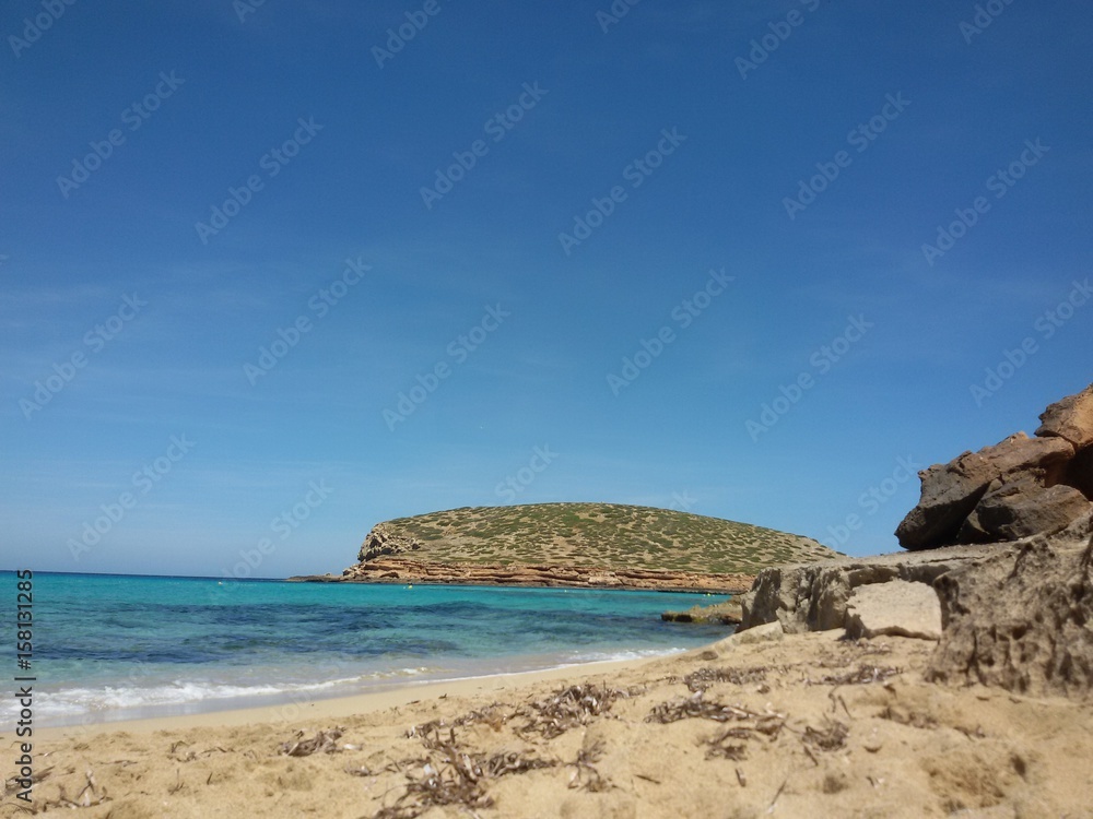Ibiza island landscape Ibiza island landscape