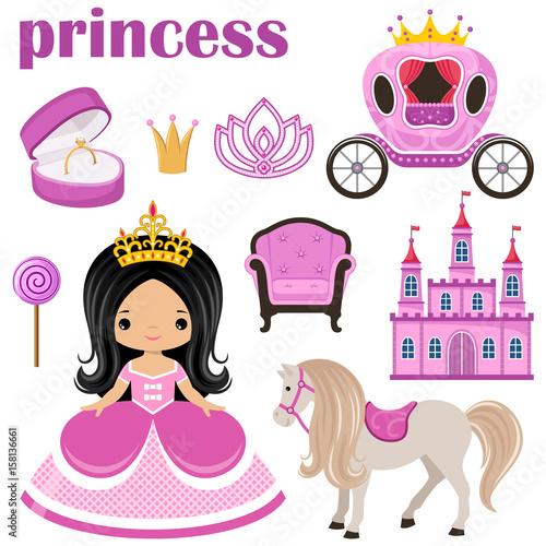 Little Princess, castle and carriage