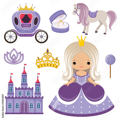 Little Princess, castle and carriage