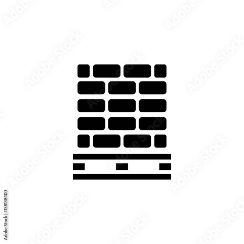bricks on pallet