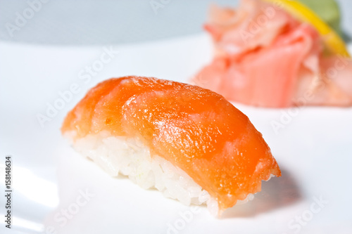 Nigiri Sushi with Salmon