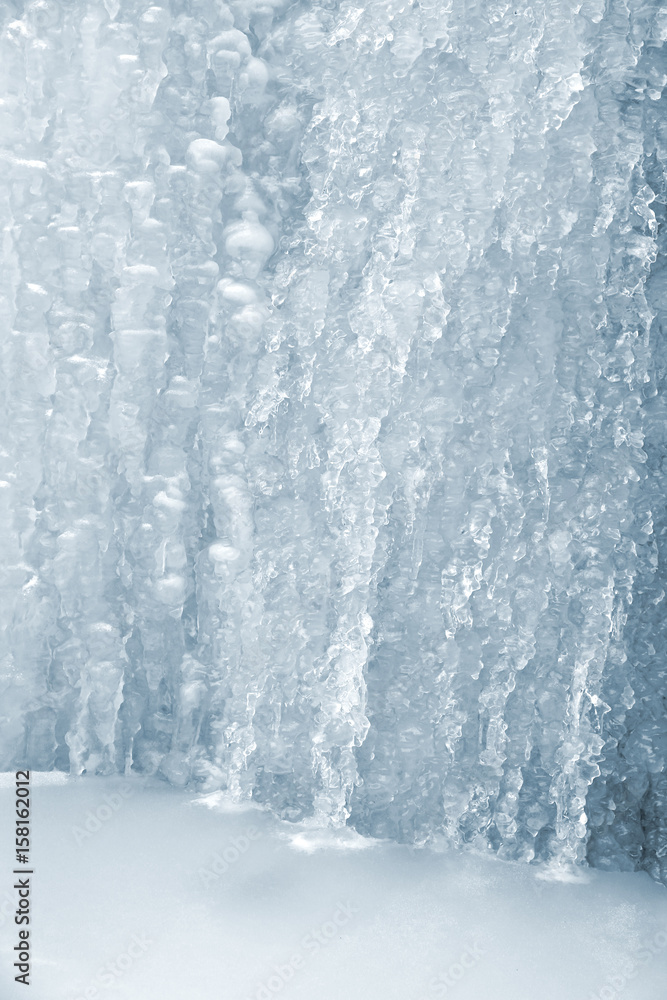 Frozen waterfall Frozen waterfall