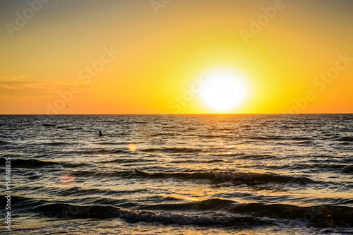 Sunset over the Gulf of Mexico in Florida