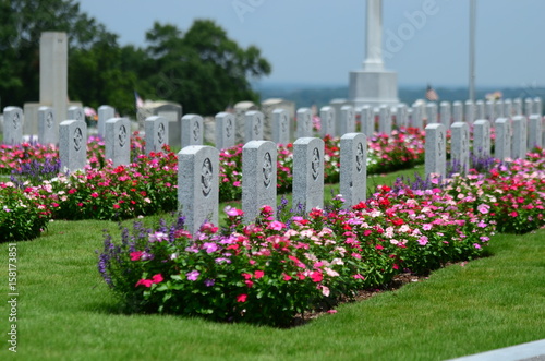 French pilots tombstone gravesite