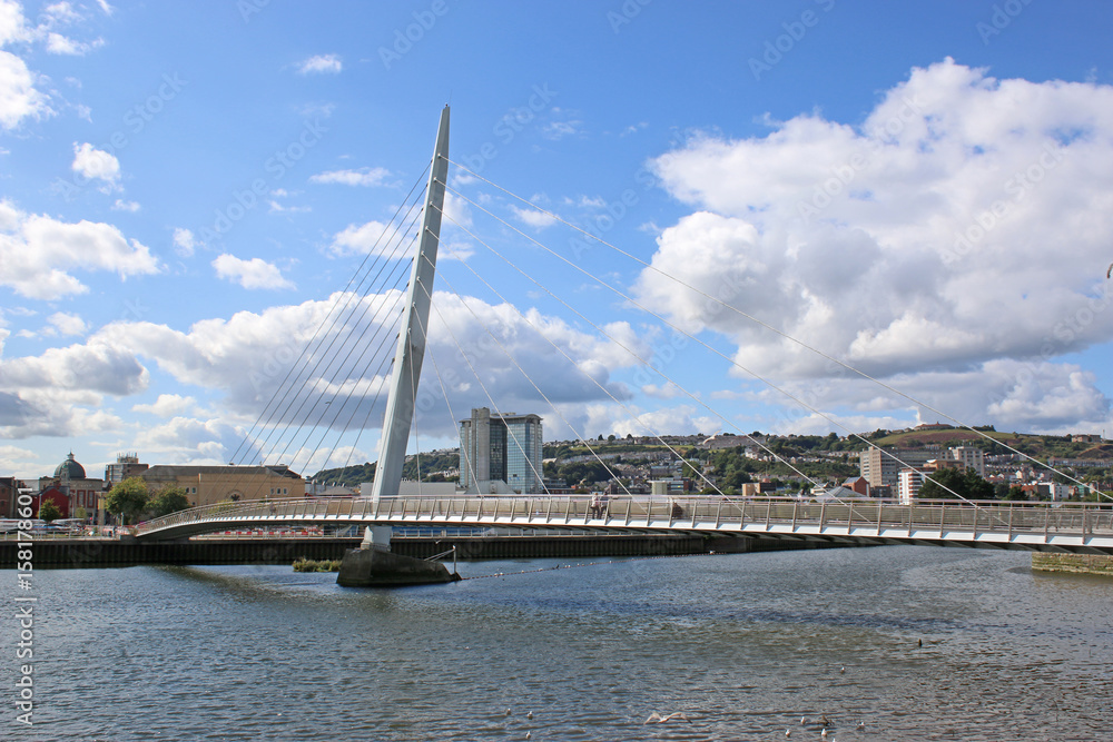 Bridge in Swansea harbour
