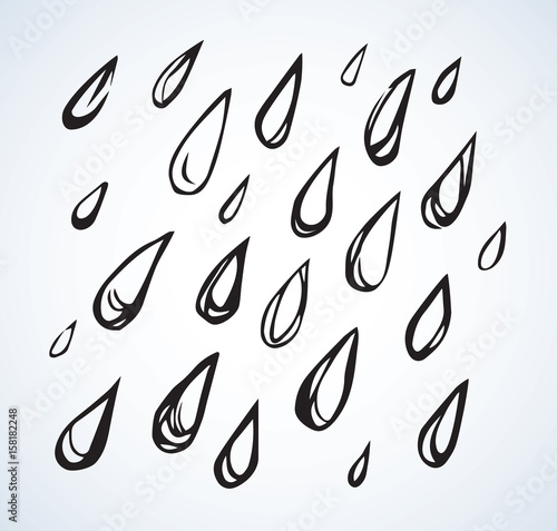 Drops. Vector illustration