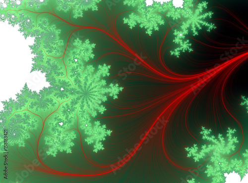 Photos Romantic fractal, abstract background