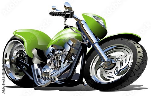 Cartoon Motorcycle