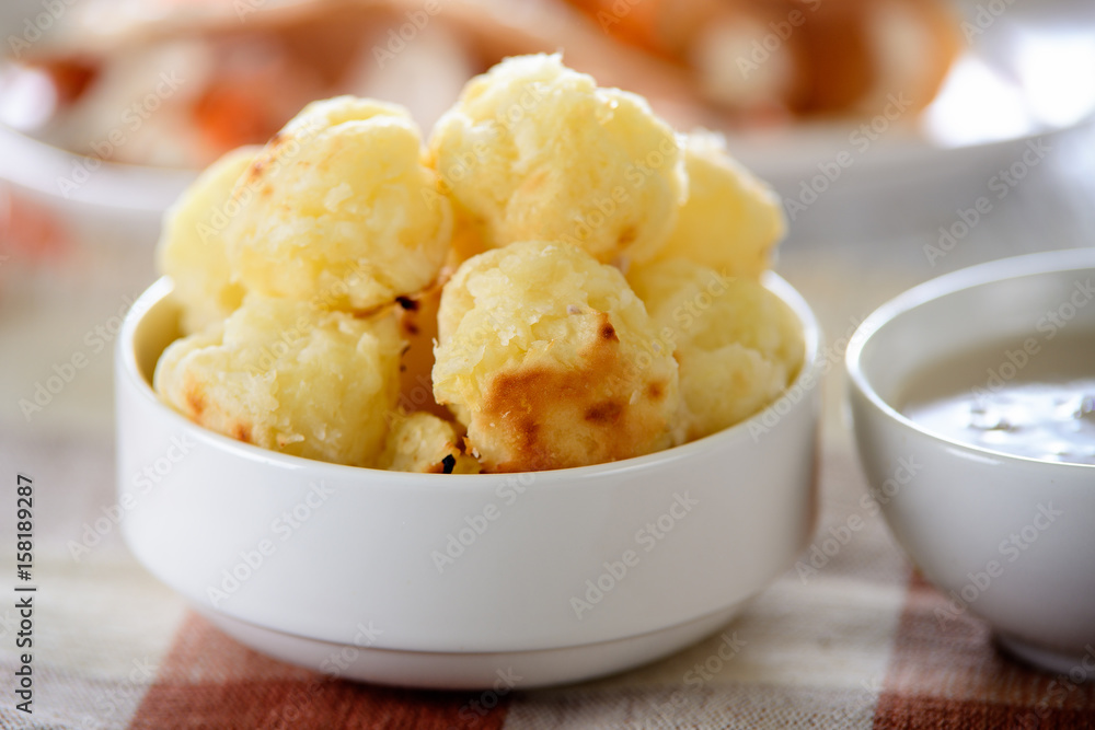 Grill cassava delicious dessert