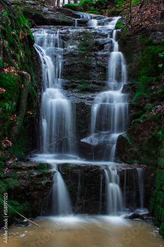 Fototapeta Naklejka Na Ścianę i Meble -  Wilkebach Wasserfall Sächsiche Schweiz