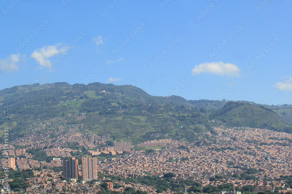 Panorámica occidente de la ciudad. Medellín, Colombia. Panorámica occidente de la ciudad. Medellín, Colombia.