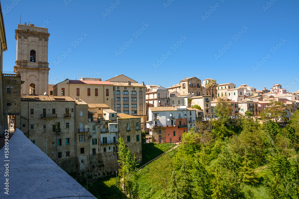 Panorama of the city of Lanciano in Abruzzo (Italy)