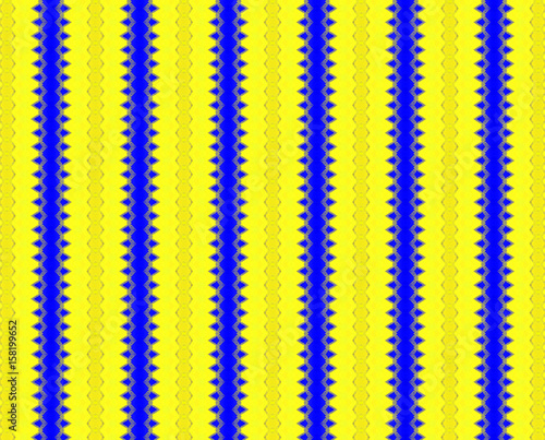 Blue and yellow repeated pattern