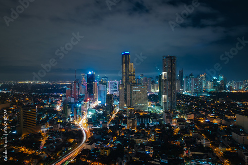 Makati city skyline photo