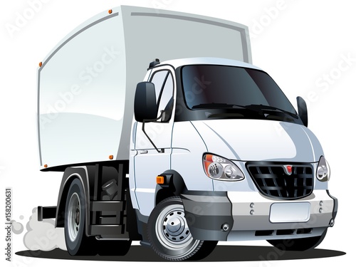 Cartoon delivery / cargo truck