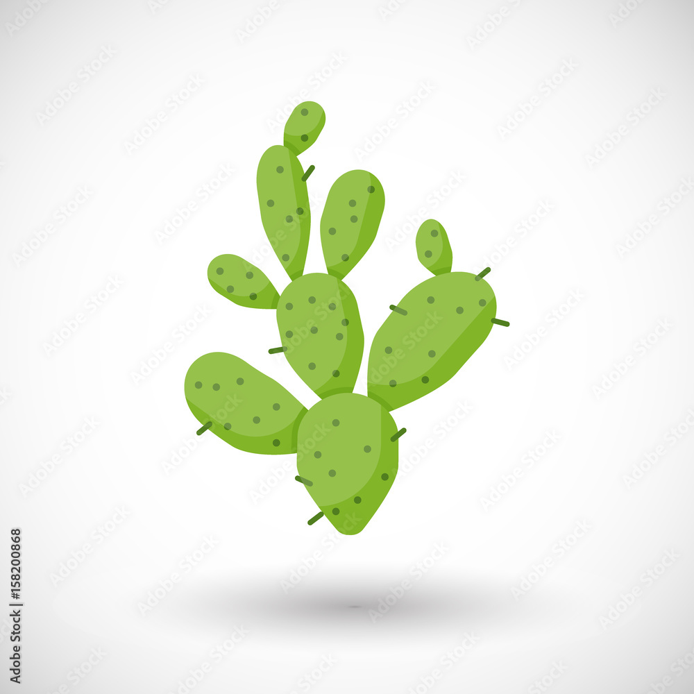Cactus vector flat icon Cactus vector flat icon