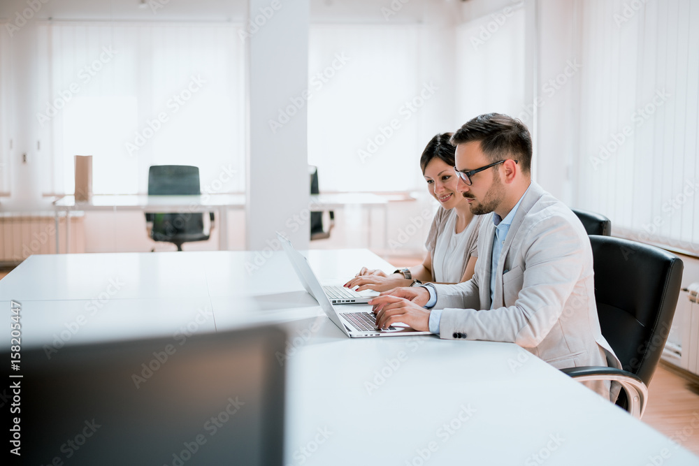Working in office Working in office