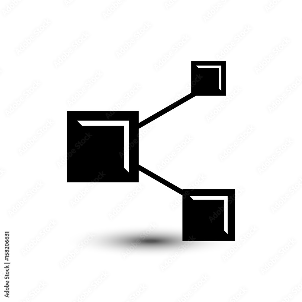 Share horizontal retro black vector icon isolated on white background Share horizontal retro black vector icon isolated on white background