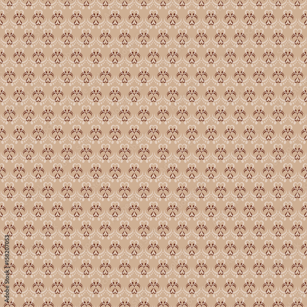Footsteps vector pattern ilustration Footsteps vector pattern ilustration