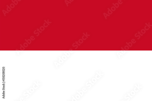 Flag of Indonesia, vector illustration