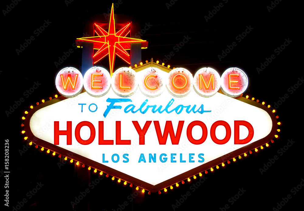 Fototapeta premium Welcome to Hollywood sign