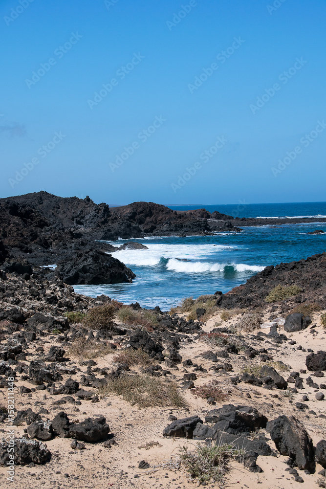 Insel Lobos bei Fuerteventura den Kanarischen Inseln
