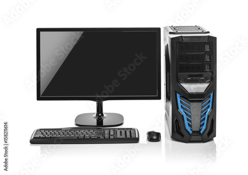 Modern desktop computer.