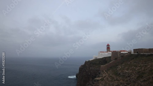 Cape St. Vincent Lighthouse in Portugal