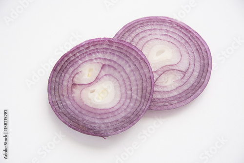 Red onion rings, Tropea onion