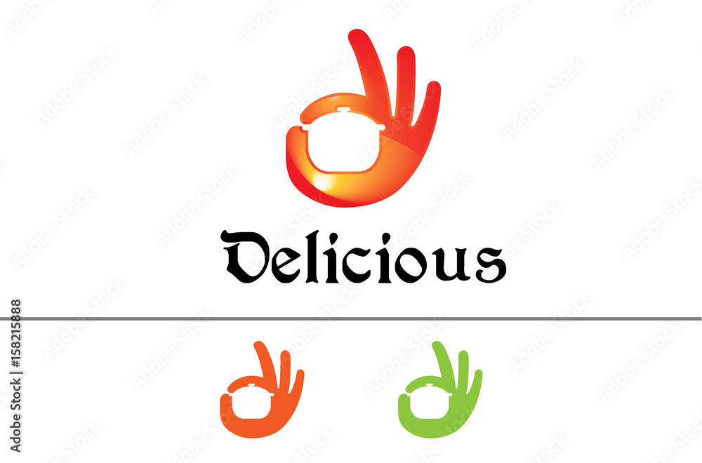 Delicious Food Logo Vector Hd PNG Images, Delicious Food Logo Design,  Happiness, Spoon, Tasty PNG Image For Free Download | Food logo design, Logo  food, Logo design