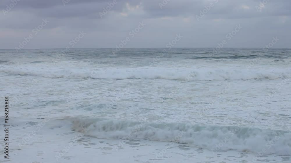 Atlantic ocean stormy sunrise seascape Atlantic ocean stormy sunrise seascape