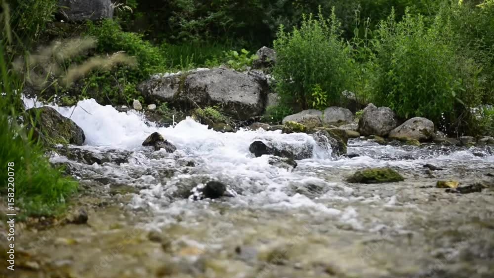 L'acqua in movimento, torrente d'acqua del fiume Astico L'acqua in movimento, torrente d'acqua del fiume Astico