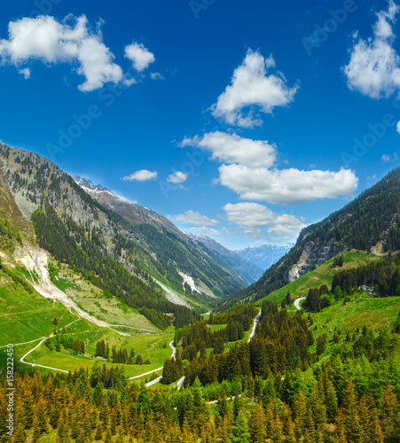  Alpine view from Kaunertaler Gletscherstrasse (Austria)