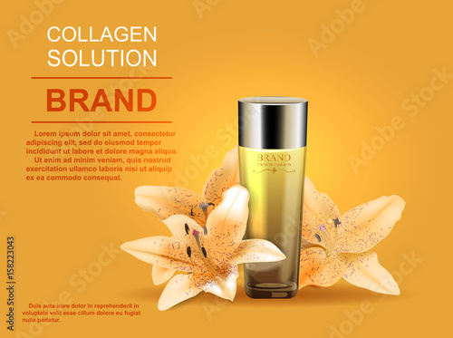 Coenzyme Q10 serum essence golden drops with dropper.