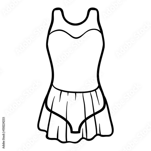 Coloring book, Dance Leotard