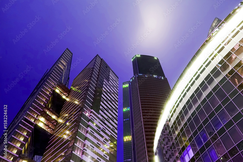 Obraz premium Night city