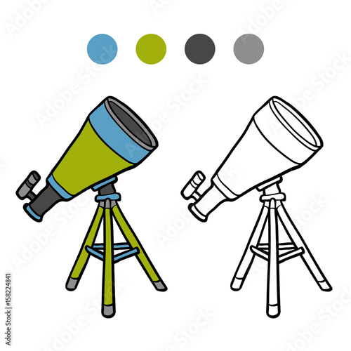Coloring book, Telescope