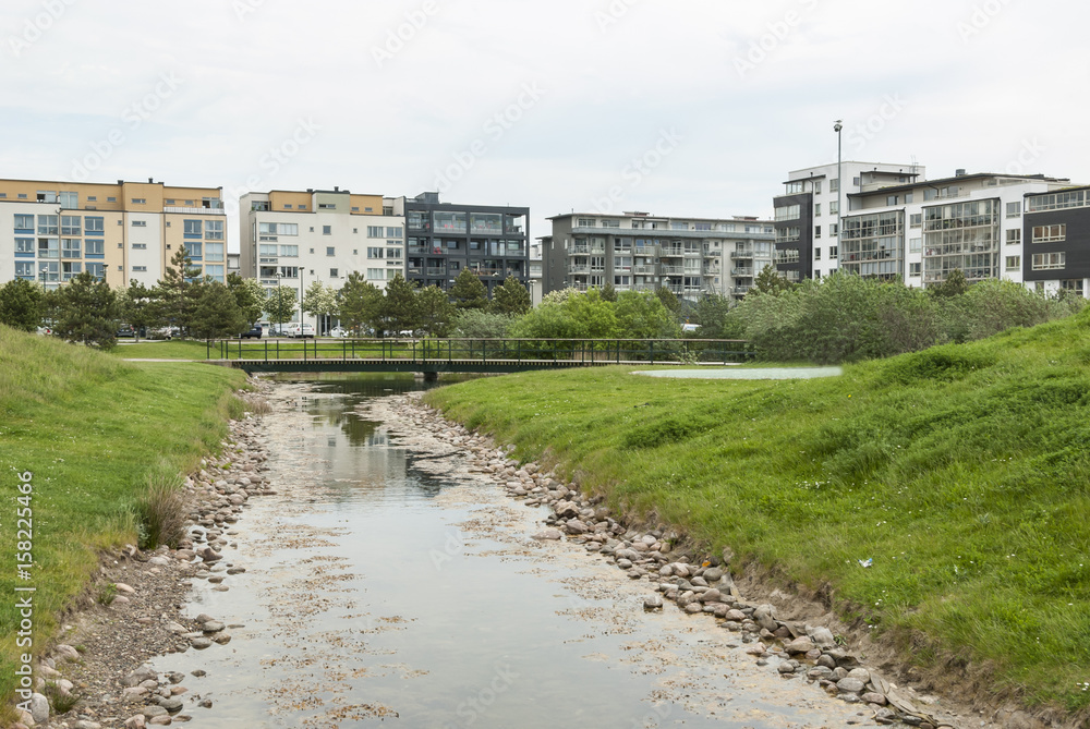 Vastra Hamnen district in Malmo Sweden Vastra Hamnen district in Malmo Sweden