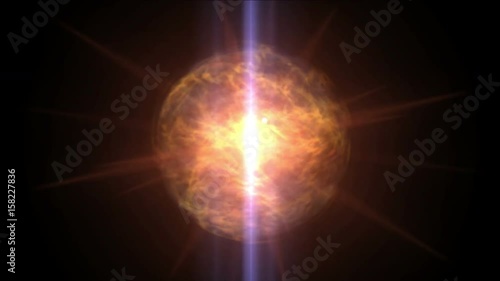 Wallpaper Mural 4k Fire ball sphere nebula background,magic power electricity energy tech,nuclear atom laser,water droplets backdrop. Torontodigital.ca