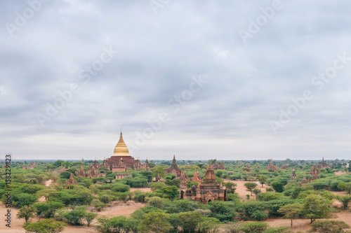 Wallpaper Mural Landscape view of Bagan Torontodigital.ca