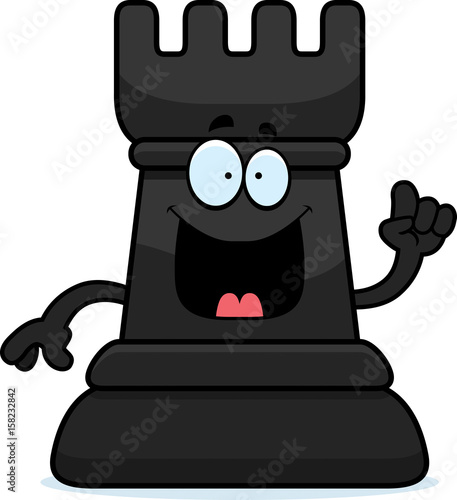 Cartoon Chess Rook Idea