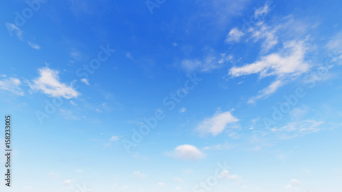 Fototapeta Naklejka Na Ścianę i Meble -  Cloudy blue sky abstract background, 3d illustration