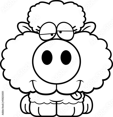 Cartoon Goofy Lamb