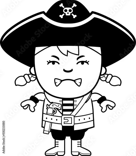 Angry Pirate Girl